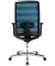 Bürostuhl AirPoint II, AP39TW2MT0CX6 Kunststoff blau, Gestell chrom