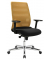 Bürostuhl AirPoint II, AP39TW2MT0CX9 Kunststoff gelb, Gestell chrom
