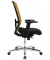 Bürostuhl AirPoint II, AP39TW2MT0CX9 Kunststoff gelb, Gestell chrom
