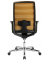 Bürostuhl AirPoint II, AP39TW2MT0CX9 Kunststoff gelb, Gestell chrom