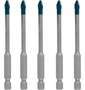EXPERT HEX-9 MultiConstruction Fliesenbohrer-Set, 5-teilig