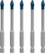 EXPERT HEX-9 HardCeramic Fliesenbohrer-Set, 5-teilig