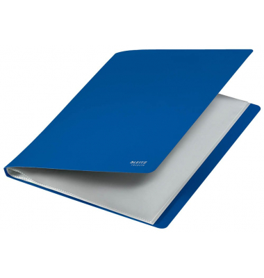 Sichtbuch Recycle 4676-00-35, blau, A4, mit 20 H&uuml;llen, Polypropylen (PP)