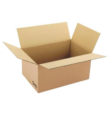 Faltkartons Standard Boxes 7630004 braun, bis DIN A5+, Testliner, Kraftliner 2-wellig