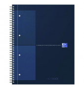 Notizbuch 400191240, blau, A4+, kariert, 80g, 80 Blatt / 160 Seiten