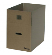 Faltkartons 7630873 braun, bis DIN A3+, Testliner, Kraftliner 2-wellig