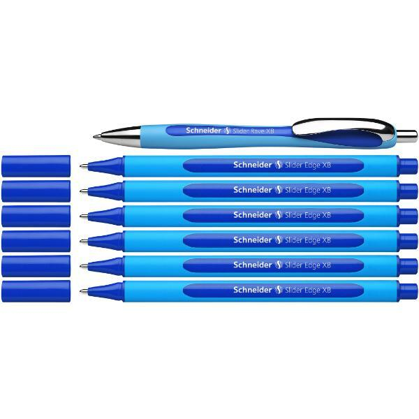 4255704330960 - 1522 Slider Edge XB Kugelschreiber + 1 Slider Rave blau 4255704330960 6 Stück