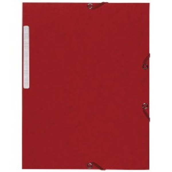 Alpedia Eckspannmappe - 55603E, Din A4 rot Karton 390g, für ca. 500 Blatt  (80 g/m²), mit 3 Einschlagklappen 3662168016308 Alpedia 10 Stück