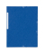 Eckspannmappe 55412LYSE, A4 blau Karton 450g