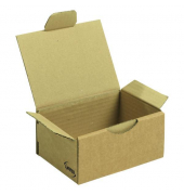 Versandkarton 7630023 braun, innen 300x240x100mm, Testliner, Kraftpapier