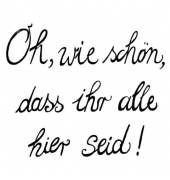 Motivserviette 33x33cm