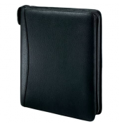 Terminplaner 02-0502, schwarz, 1 Woche /  2 Seiten, 19x24cm (A5), 2026