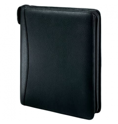 Terminplaner 02-0502, schwarz, 1 Woche /  2 Seiten, 19x24cm (A5), 2026