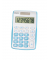 Taschenrechner 120 Solar-/Batterie LCD-Display weiß/blau 1-zeilig 12-stellig
