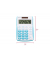 Taschenrechner 120 Solar-/Batterie LCD-Display weiß/blau 1-zeilig 12-stellig