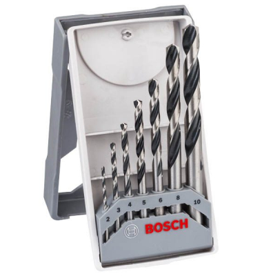 2 BOSCH PointTeQ Metallbohrer-Set, 7-teilig