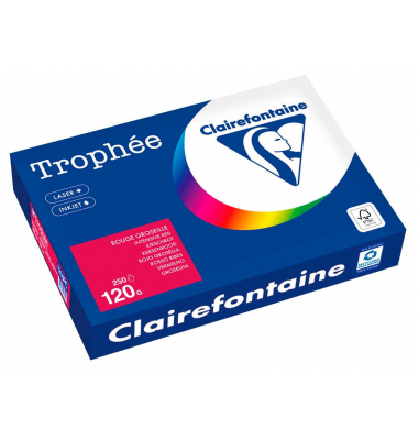 Kopierpapier Trophee 1218PC kirschrot A4 120g Kopierpapier Trophee 1218PC kirschrot A4 120g