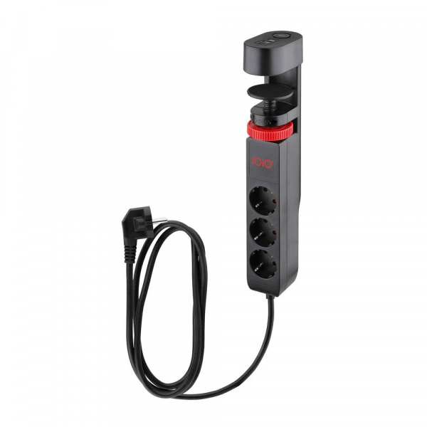 4030152953868 - IOIO SL 3000 3-fach Tischsteckdose 15 m schwarz mit USB-Buchse 4030152953868 Olympia 4030152953868 - IOIO SL 3000 3-fach Tischsteckdose 15 m schwarz mit USB-Buchse 4030152953868 Olympia