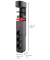 IOIO SL 3000 3-fach Tischsteckdose 1,5 m schwarz mit USB-Buchse