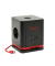 IOIO SW 1000 3-fach Steckdosenwürfel  1,5 m schwarz mit USB-Buchse