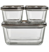 Vakuumbehälter-Set VacuBoxx Eco-Set transparent 0,51,5 l, 1 Set