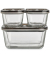 Vakuumbehälter-Set VacuBoxx Eco-Set transparent 0,51,5 l, 1 Set