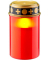Grablichter LED mit Timer 74366 rot 