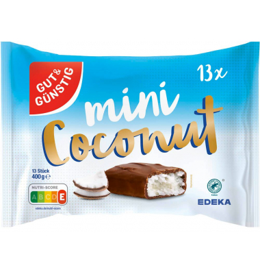 mini Coconut Schokoriegel 13 Riegel