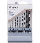 HSS PointTeQ Metallbohrer-Set, 9-teilig