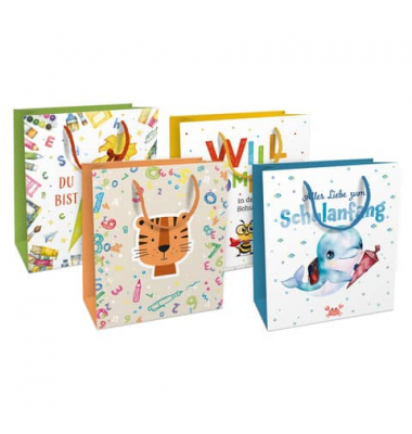Geschenktasche 1582-25354/PBS, sortiert, 180mm x 210mm
