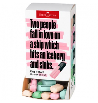 Textmarker 154201, Display, farbig sortiert, 5,2,1mm Keilspitze