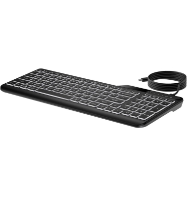 400 Blacklit Tastatur kabelgebunden schwarz