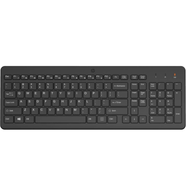 220 Tastatur kabellos schwarz