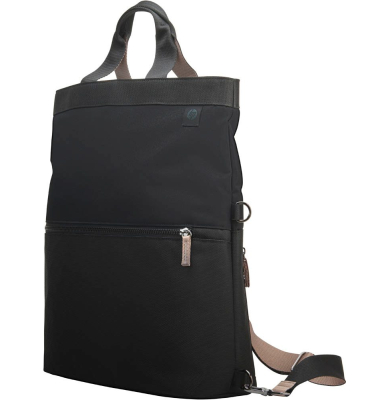 Laptop-Rucksack Kunstfaser schwarztaupe 18,0 l bis 35,8 cm (14,1 Zoll)