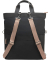 Laptop-Rucksack Kunstfaser schwarztaupe 18,0 l bis 35,8 cm (14,1 Zoll)