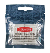 30 DERWENT Radiergummi weiß