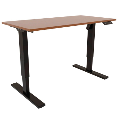 Schreibtisch-Büromöbel-Set Easy Starter Set ESS1206333008R2633, elektrisch höhenverstellbar 70-112cm (H), 120x60cm (BxT), rechte