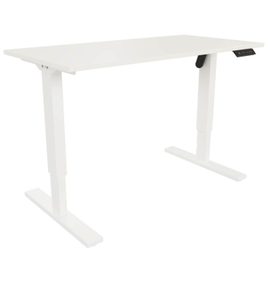 Schreibtisch-Büromöbel-Set Easy Starter Set ESS1406396005R2696, elektrisch höhenverstellbar 70-112cm (H), 140x60cm (BxT), rechte