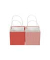 Geschenktasche 661331012449, allgemein, gedrehte Papierkordel, 2 Motive sortiert, 12cm x 12cm