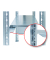 Längenriegel für MULTIplus85&150 13449 1000mm
