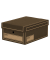 Archivbox Store-Box 740099, A4, braun, Frischfaser