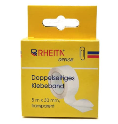 Doppelklebeband 5mx30mm transparent