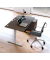 Schreibtisch Move 1 plus, elektrisch höhenverstellbar, 74-123cm (H), 160x80cm (BxT), rechteckig, weiß / grau