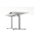 Schreibtisch Move 1 plus, elektrisch höhenverstellbar, 74-123cm (H), 180x80cm (BxT), rechteckig, weiß / grau