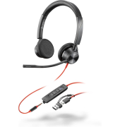 On-Ear Headset Blackwire 3325 Teams 8X222AA, schwarz
