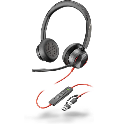 Over-Ear Headset Blackwire 8225 8X223AA, schwarz