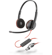 Over-Ear Headset Blackwire 3220 8X228AA, schwarz