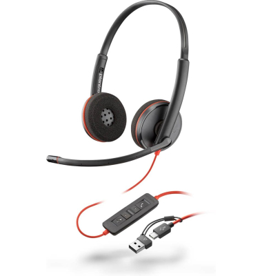 On-Ear Headset Blackwire 3220 8X228AA, schwarz