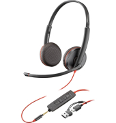 On-Ear Headset Blackwire 3225 8X229AA, schwarz