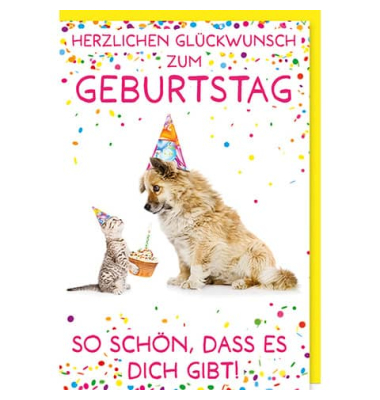 Geburtstagskarten 5000-24093 115mm x 170mm (BxH) bunt